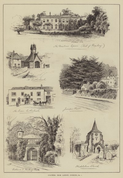 Entrenamiento desde Londres, Dorking de Alfred Robert Quinton